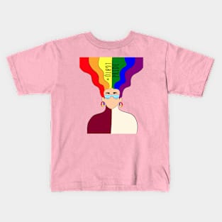 Lgbt pride love Kids T-Shirt